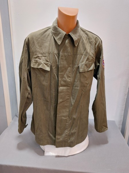 DDR Jacke Feuerwehr/Zivilverteidigung oliv Grösse g56 NEU Original