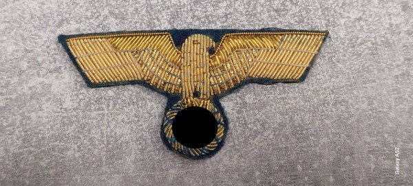 Mützenadler Heer für General in gold handgestickt auf dunkelgrün