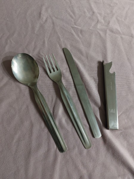 DDR MdI Vopo Volkspolizei Essbesteck 4 teilig