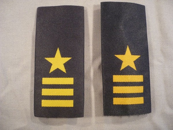 Rangschlaufen Oberstabsgefreiter- Unteroffizier/ Sergeant/ Petty Officer 2nd Class Marine mit Stern