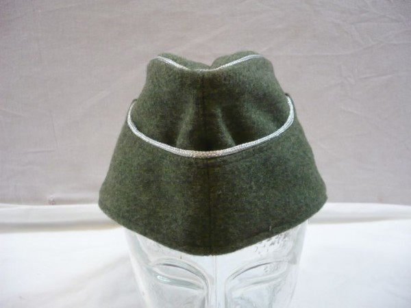 Schiffchen M38 für Offiziere, Hersteller Lubstein #Größe 58#, feldgrau
