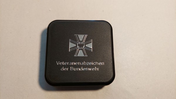 Veteranenabzeichen der Bundeswehr in Etui