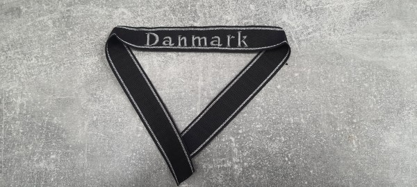 Ärmelband Danmark handgestickt, alte deutsche Anfertigung