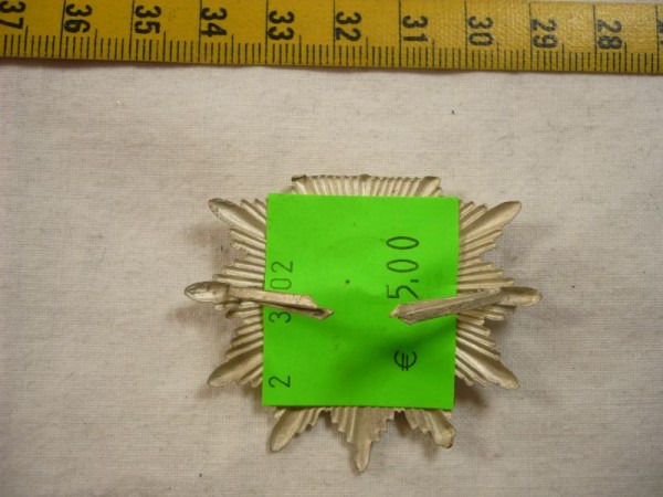 Niedersachsen: Mützenstern, Polizei Niedersachsen, Alte Art, gross, Metall