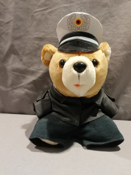 Zoll Teddy Teddybär in Uniform mit Mütze