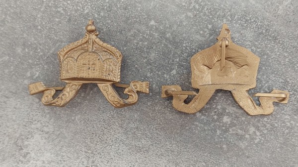 Kaiserliche Marine Epaulettenauflage für Decksoffizier, Metall