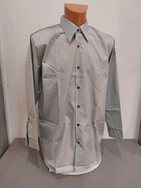 DDR Hemd grau NVA Langarm - Landstreitkräfte - Größe 41L Original