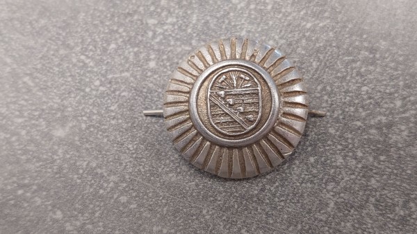 DDR Mützenabzeichen Volkspolizei- VoPo bis 1949 Sachsen-Anhalt - Sonne -