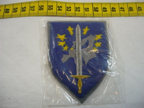 Verbandsabzeichen Eurokorps, handgestickt