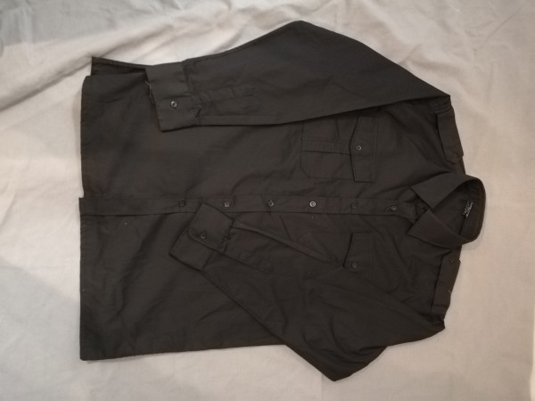 Hemd Diensthemd in schwarz Mil-Tec Größe Medium NEU