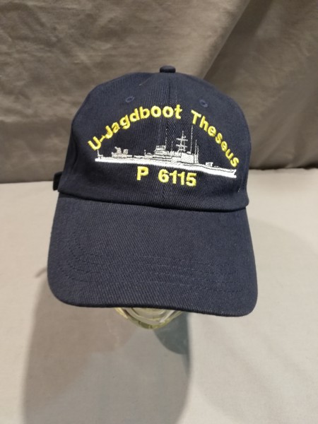 Baseballcap U-Jagdboot Theseus P6115 blau flache Form