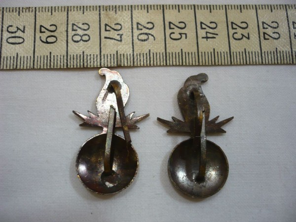 Truppengattungsabzeichen von 1956, ABC-Truppen, links und rechts