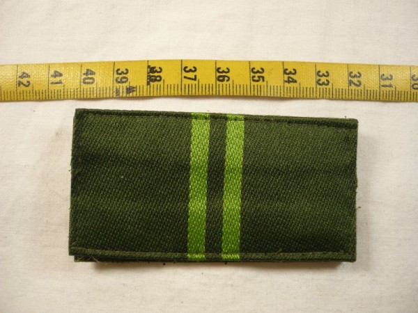 Allgemein: Dienstgradabzeichen für Einsatzanzug Polizei, 2 Balken grün 5mm