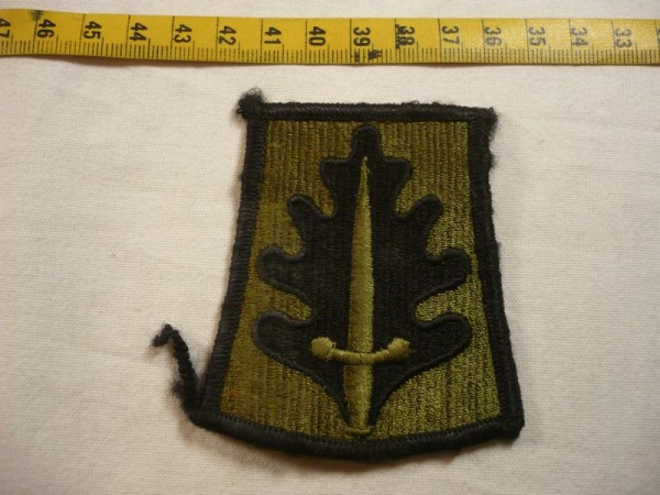 Armabzeichen 800th Military Police Brigade, tarnfarben ( OD )
