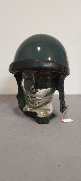 Polizei Bayern Helm Motorradhelm mit Abziehbildern auf beiden Seiten Halbschale Größe 62c