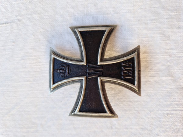 Eisernes Kreuz 1.Klasse 1914 ohne Hersteller - breite Nadel