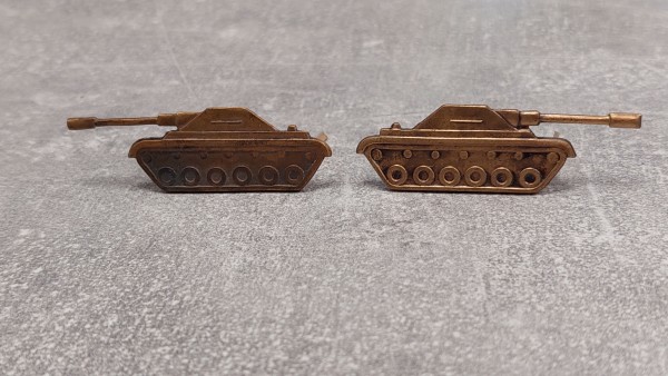 Bundeswehr Truppengattungsabzeichen Panzertruppe von 1956 1Paar Original