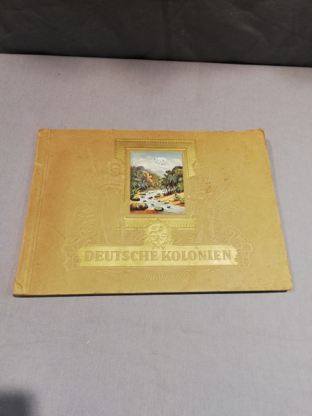 Buch: Deutsche Kolonien - Zigarettenbilder Sammelbilderalbum Sammelbilder