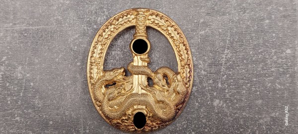 Bandenkampfabzeichen in gold - hohl