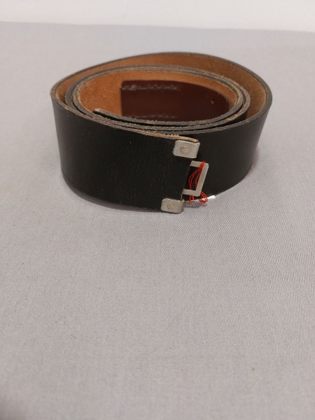 DDR Koppel Lederkoppel schwarz NVA Breite 45mm Länge 110cm