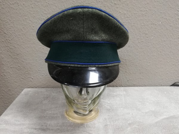Schirmmütze Wehrmacht Heer Mannschaften und Offiziere Sani - feldgrau melliertes Tuch Größe 59