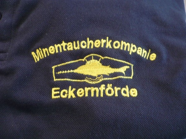 Polohemd, Minentaucherkompanie Eckernförde, #Größe Large#