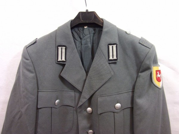 Jacke, Dienstjacke, Mannschaften, #ca. Größe 50# mittelgrau