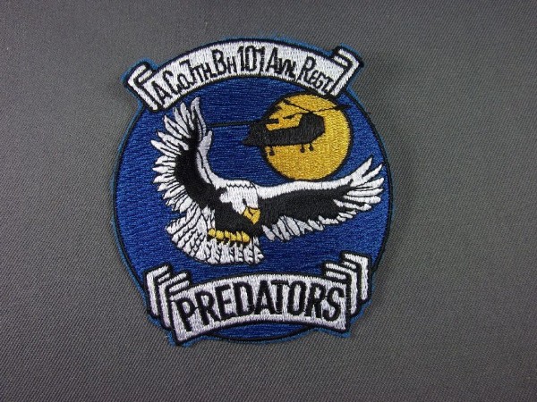 Aufnäher Patch 101st Aviation Regiment 7th Battailon A Co Predators - Verbandsabzeichen Airborne