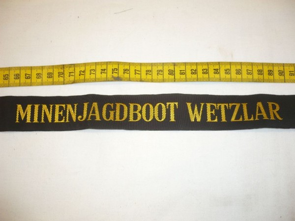 Mützenband, Minenjagdboot Wetzlar