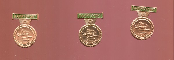 DDR Kampfsportabzeichen MdI DVP Stufe I II und III Bartel 3,4,5