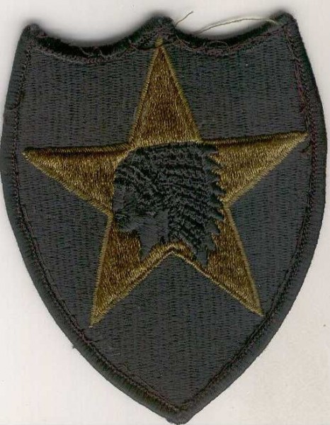 Armabzeichen 2nd Division, tarnfarben ( OD)