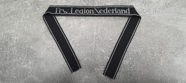 Ärmelband Frw.Legion Nederland handgestickt ältere Fertigung