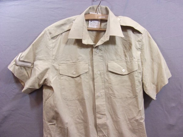 Diensthemd, Mans fawn Army all Ranks, 1/2 Arm, kahki, #Größe 38#, Gebraucht