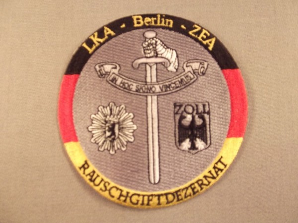 Berlin: Armabzeichen, LKA Berlin ZFA, Rauschgiftdezernat