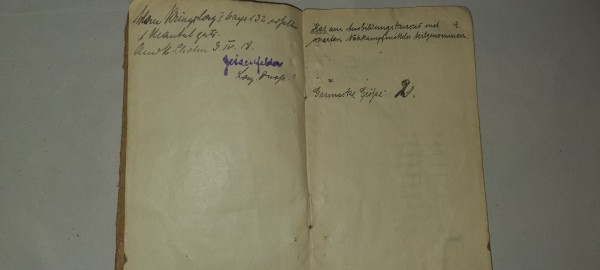 Preussen: Soldbuch 1916 - R.Siewert 2.Komp.E.-Batl L-J-1