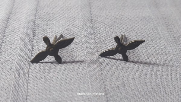 UdSSR Kragenspiegelauflage Luftstreitkräfte für Felddienstuniform - 1 Paar Original