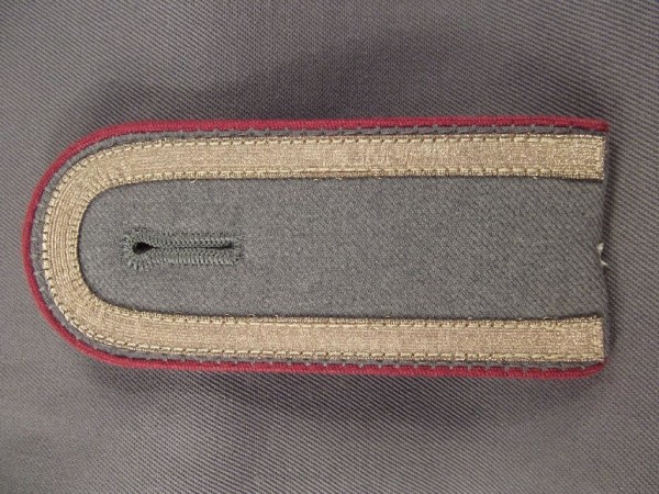 Schulterklappen, Jacke, Unteroffizier, ABC-Abwehrtruppe, dunkelgrau ohne Lasche