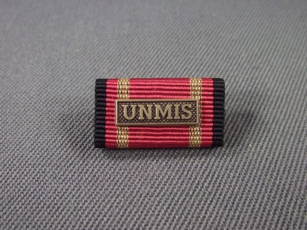 Bundeswehr Einsatzmedaille UNMIS in Bronze, Bandschnalle