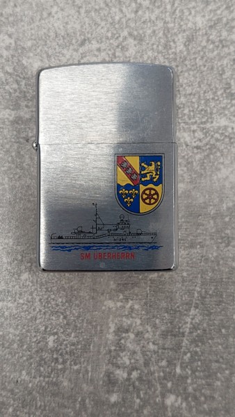 Bundeswehr Feuerzeug ZIPPO Marine SM Überherrn von 1995