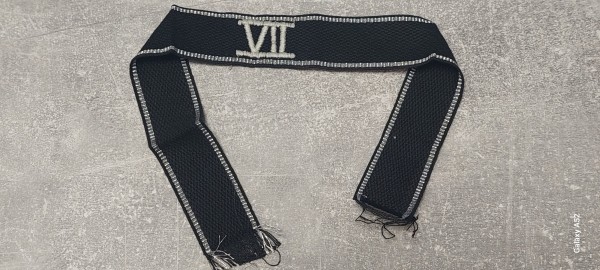 Ärmelband Römische Zahl VII, maschinengestickt