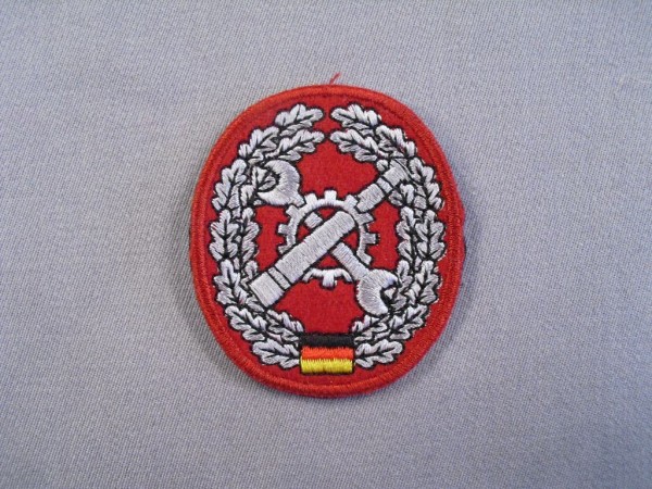 Barettabzeichen, Instandsetzungstruppe, maschinengestickt