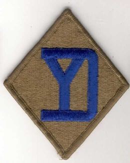 Armabzeichen 26th Infantry Division, bunt