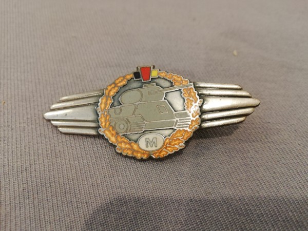 DDR Klassifizierungsabzeichen für Panzerfahrer Stufe Meister "MUSTER"