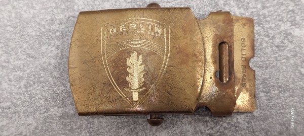 Hosengürtel Schnalle Berlin Brigade in Gold
