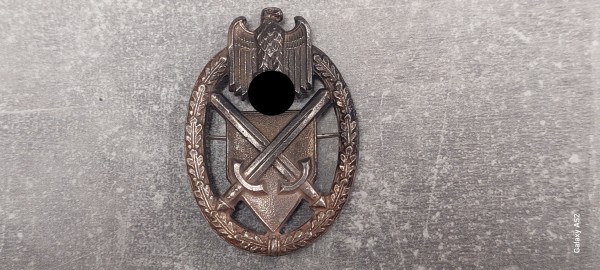 Wehrmacht Schützenschnurauflage Heer 2.Modell silber