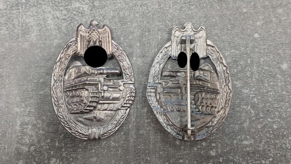 Wehrmacht Heer Panzerkampfabzeichen in Silber