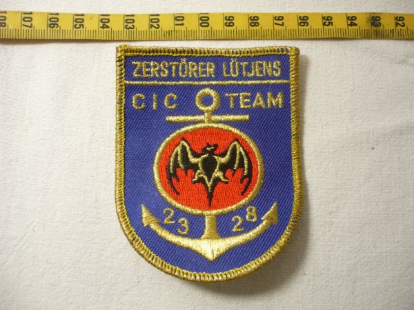 Verbandsabzeichen Zerstörer Lütjens CIC Team 23 28