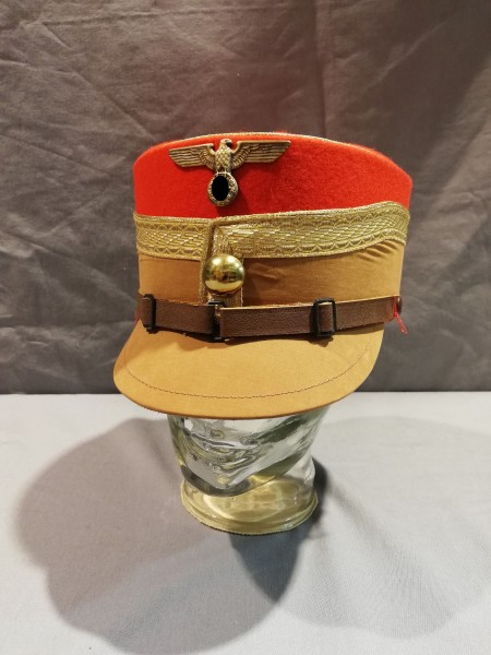3.Reich Schaftkappe für einen SX Stabschef mit Abzeichen
