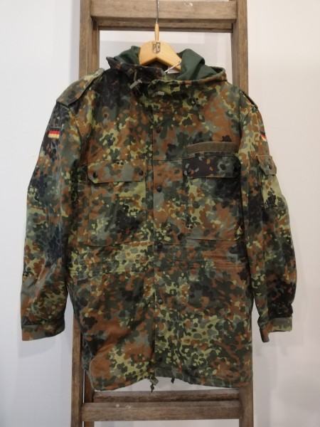 Bundeswehr Parka Flecktarn Grösse 4 Original Gebraucht