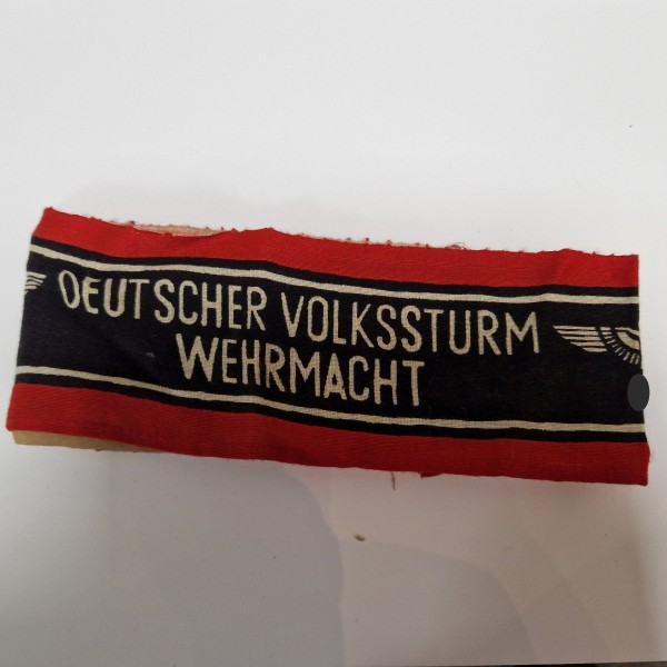 Armbinde Deutscher Volkssturm Wehrmacht - geduckt